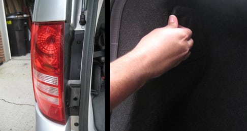 Determine how to remove the tail light - change a tail light