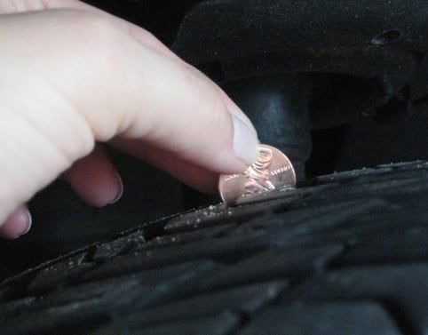 penny test for your tires