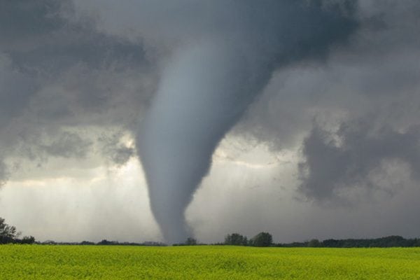 What to do during a tornado while driving